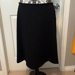 Textured polka dots skirt